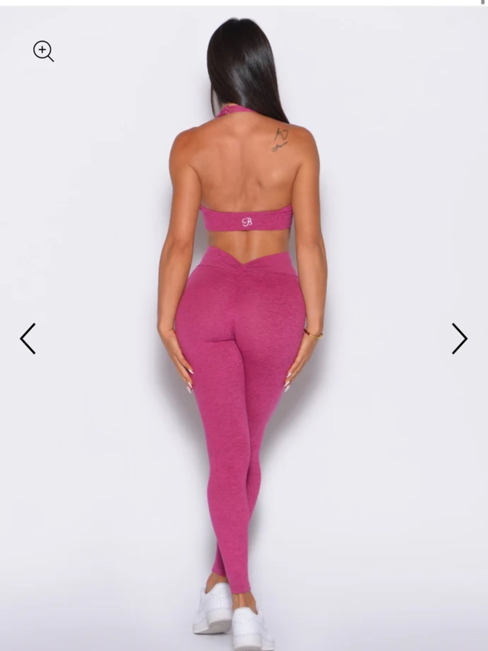 Bombshell sportswear Magenta Active Leggings with Side Pockets